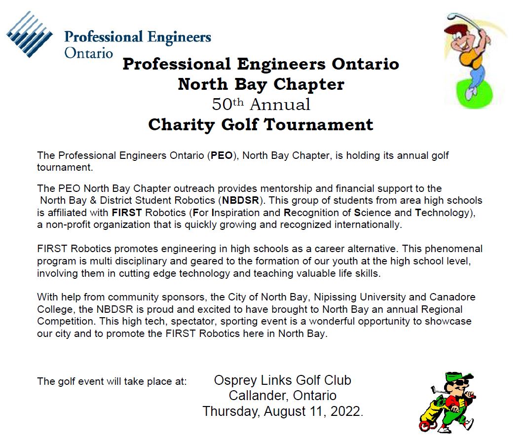 Voyageur Aviation Corp. (@voyageuravcorp) on Twitter photo Voyageur Aviation is a hole sponsor for this year’s Professional Engineers Ontario (PEO) – North Bay Chapter, 50th Annual Charity Golf Tournament. <a href="/FIRSTTeam1305/">FIRST Team 1305</a> Voyageur Aviation is a hole sponsor for this year’s Professional Engineers Ontario (PEO) – North Bay Chapter, 50th Annual Charity Golf Tournament. <a href="/FIRSTTeam1305/">FIRST Team 1305</a>