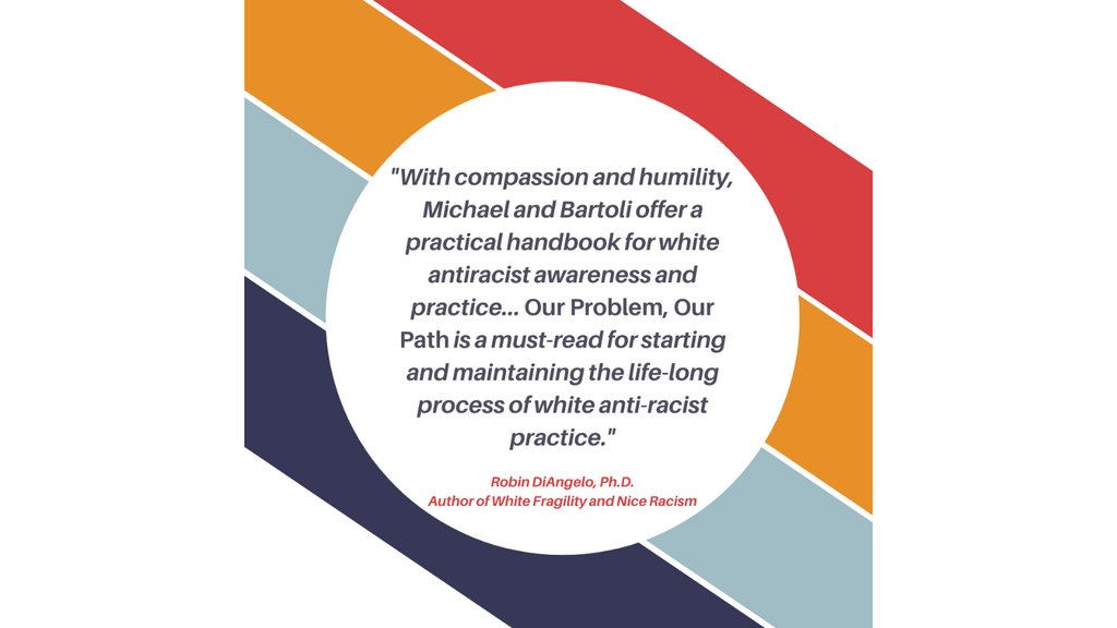 EBartoliPhD's tweet photo. Available NOW at a bookstore near you! Our Problem, Our Path: Collective Anti-Racism for White People by Ali Michael & Eleonora Bartoli
Visit: https://t.co/drxQuGDTcD
#healingforjustice #ourproblemourpath #sustainableactivism #antiracism #author #book #mustread https://t.co/VgKEaHLWH6