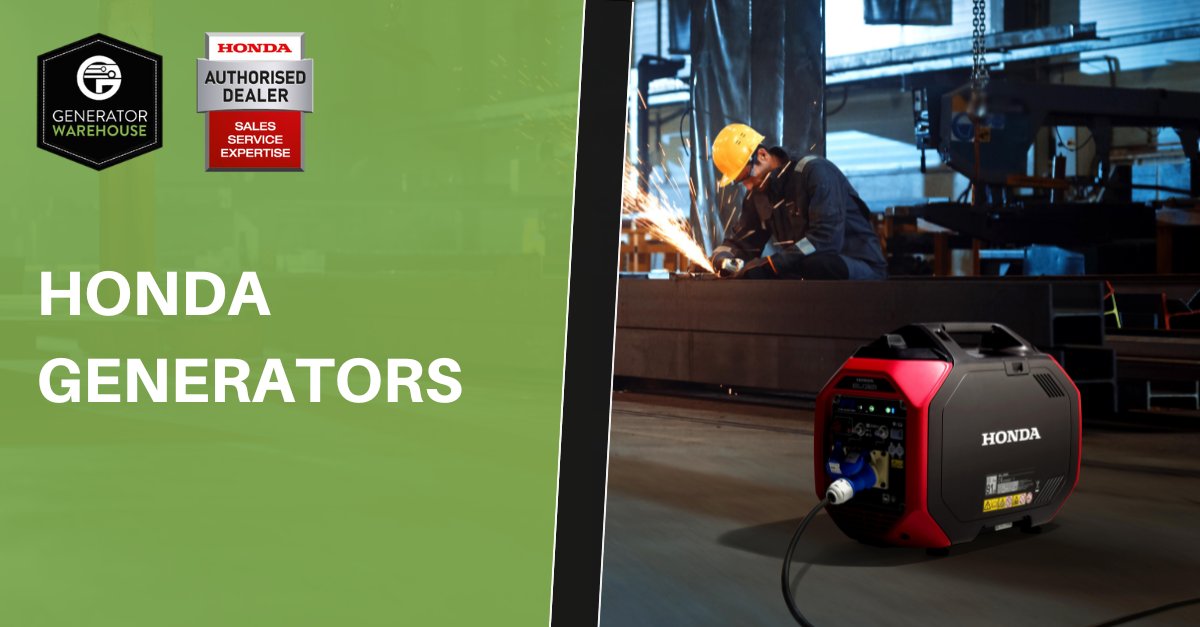 GenWarehouse's tweet photo. We have a range of Honda #Generators in stock!

Whether it's for home backup, motorhomes, camping trips or business backup, we have a #Honda Generator for you.

https://t.co/l9hHMAgmVE https://t.co/k1F4tRAQiZ