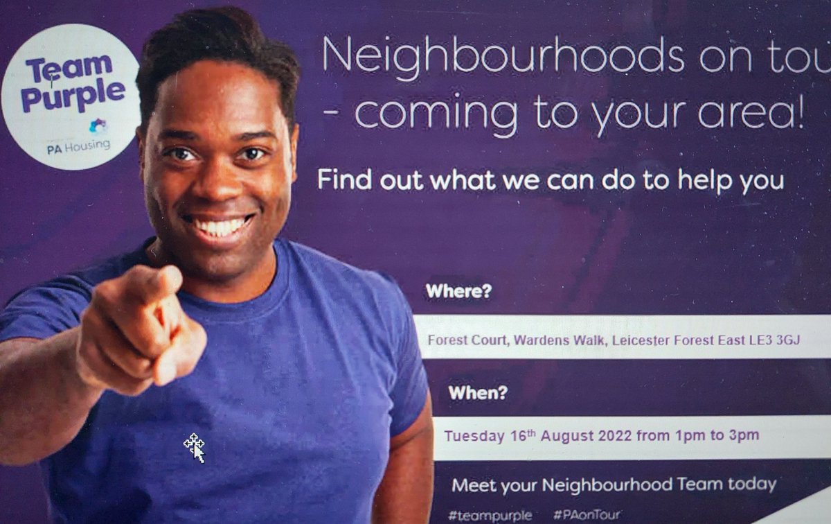 It's almost here, #PAonTour coming to Forest Court Wardens Walk, come and join us, details below #nhood25 #teampurple @DeanaClarke14 @pa_housing