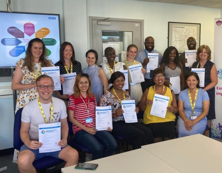 What an incredible bunch! So proud of our 1st #qsir practitioners @croydonhealth