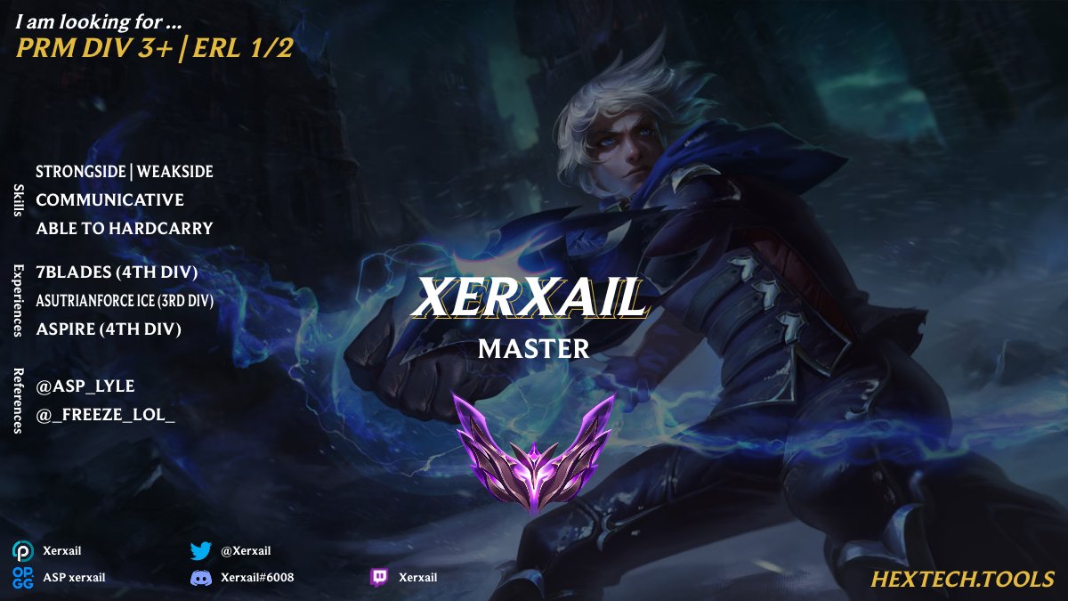 I'm still in talks with @lol_aspire,
they allowed me to explore my options for this winter.

References: @ASP_Lyle <a href="/_Freeze_LoL_/">Freeze</a> 

Likes &amp; retweets are appreciated ❤️