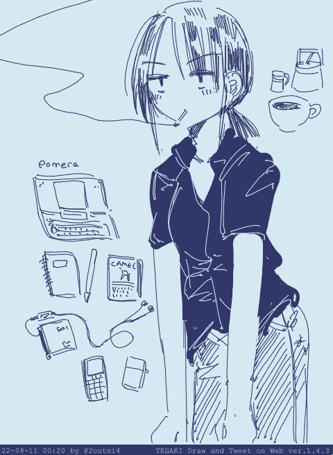 キャラデザ案① #tegaki_dt 
