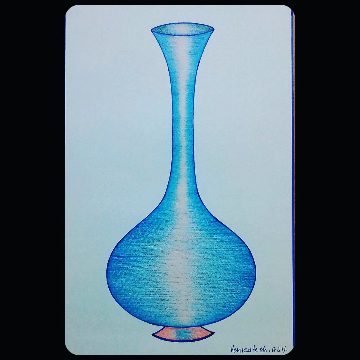 v_vemisetty's tweet photo. #artbyvenkateshadv  #art 
#artwork  #drawing 
#drawingwithcolourpencils 
#drawingwithsketchpens 
#originalart  #artoftheday 
# emptyflowervase https://t.co/uejLIgt3YR