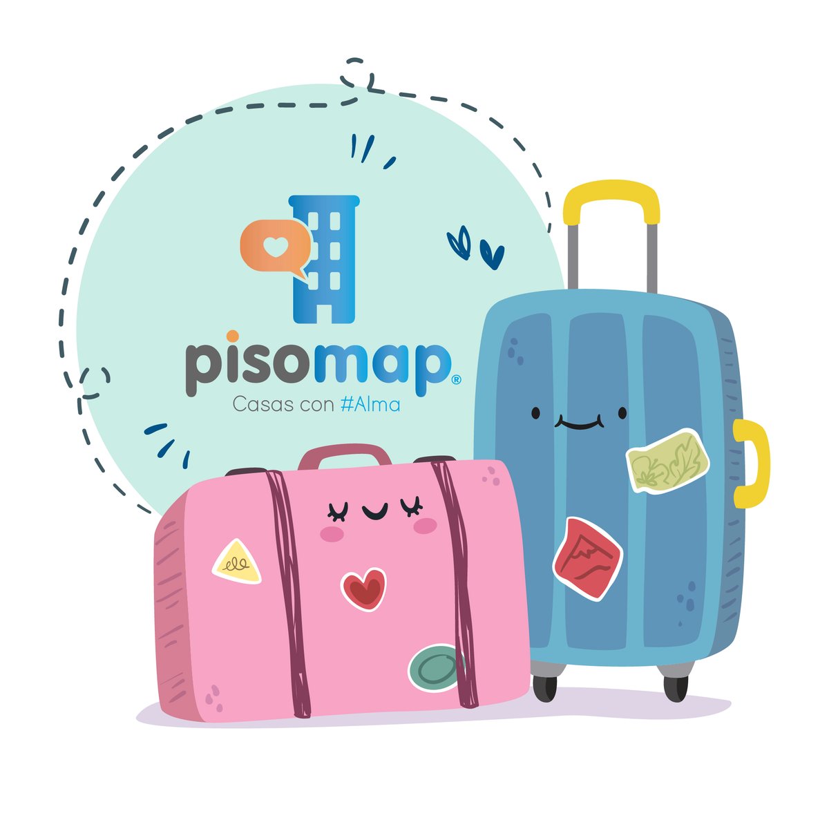pisomap's tweet photo. ¡Nos vamos de vacaciones unos días! ☀️⛱
Algunos estáis ya disfrutando de la playa o de la montaña, de turismo de ciudad o de la vida slow… 

¡Y nosotros vamos a ello! ✌️ https://t.co/eFKnA4TdiD