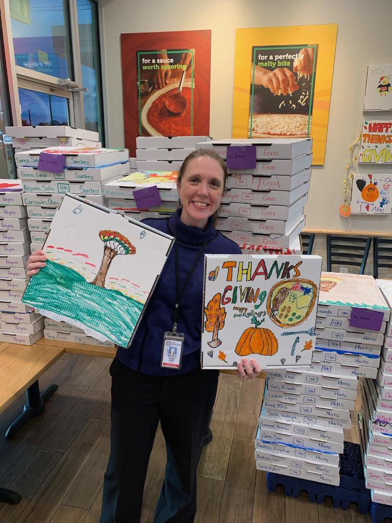 BrownBobcats's tweet photo. There’s still time to stop by Marco’s pizza 🍕🥳. HBE will receive 20% of sales. Check out Mrs. Logan getting her pizza for dinner tonight. Stop by today through December 3rd to show your support. 🐾
#BobcatPride
#BobcatNation https://t.co/abezc8o1u3