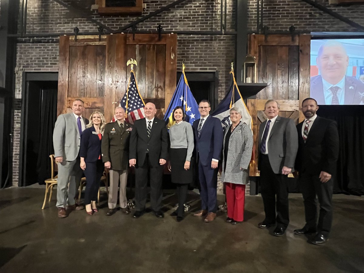 Gen Osborn was honored to speak at the End-of-Mission Farewell event honoring @ArtanDuraku, head of the Mission of the Consulate of the Republic of Kosovo in Des Moines. Artan has been a key component of the strong relationship we have between the Iowa National Guard and Kosovo.