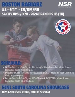 Boston (@bostonbabiarz06) on Twitter photo Excited to be participating in the <a href="/ECNLboys/">ECNL Boys</a> showcase this weekend in South Carolina. <a href="/UCF_MSoccer/">UCF Men's Soccer</a> <a href="/FGCU_MSoccer/">FGCU Men's Soccer</a> <a href="/UIWMensSoccer/">UIW Men's Soccer</a> <a href="/MHUMenSoccer/">Mars Hill Men Soccer</a> <a href="/UTDMensSoccer/">UT Dallas Men's Soccer</a> <a href="/CTXmenssoccer/">Concordia TX Men's Soccer</a> <a href="/AdrianoAllain1/">Adriano Allain</a> Excited to be participating in the <a href="/ECNLboys/">ECNL Boys</a> showcase this weekend in South Carolina. <a href="/UCF_MSoccer/">UCF Men's Soccer</a> <a href="/FGCU_MSoccer/">FGCU Men's Soccer</a> <a href="/UIWMensSoccer/">UIW Men's Soccer</a> <a href="/MHUMenSoccer/">Mars Hill Men Soccer</a> <a href="/UTDMensSoccer/">UT Dallas Men's Soccer</a> <a href="/CTXmenssoccer/">Concordia TX Men's Soccer</a> <a href="/AdrianoAllain1/">Adriano Allain</a> 