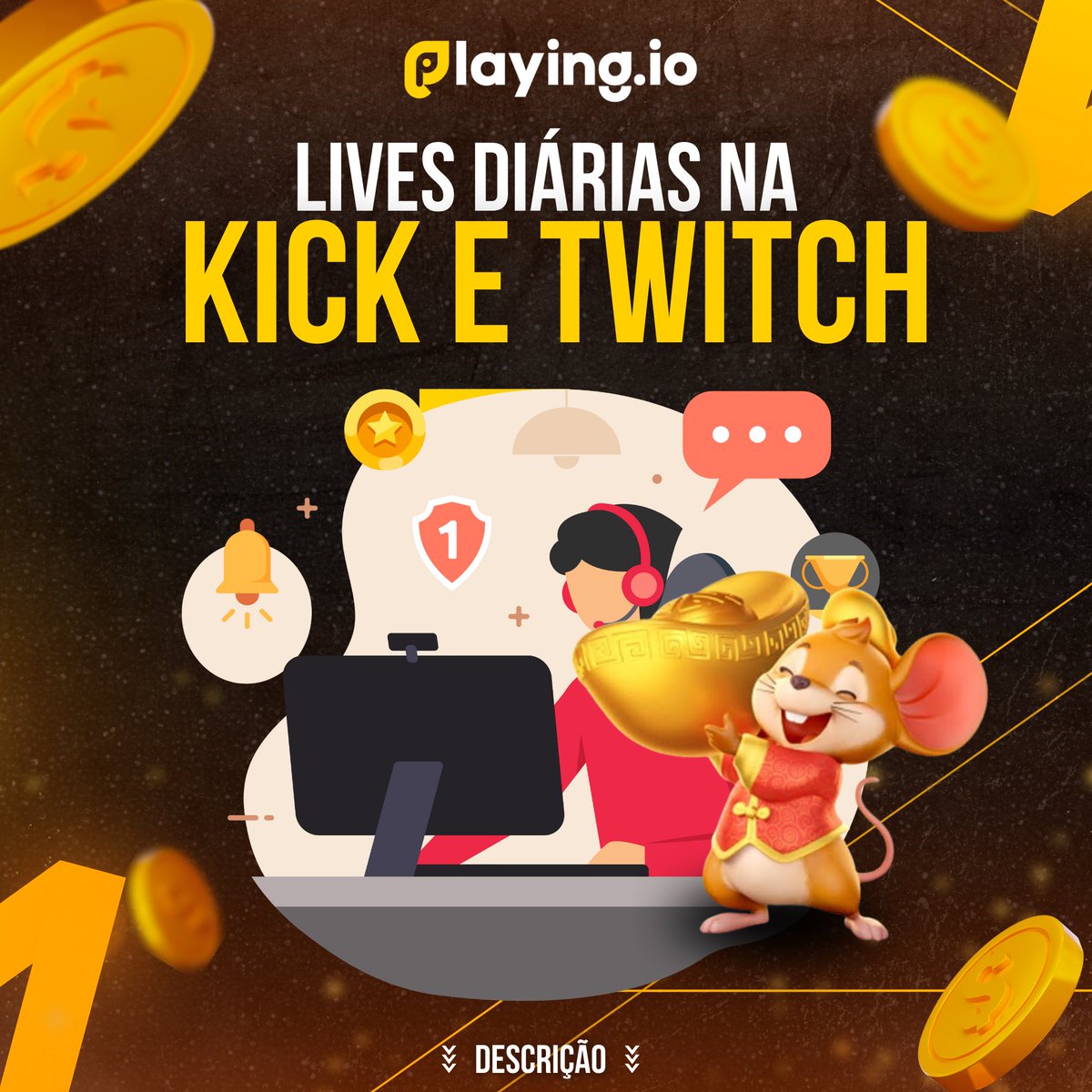 Playing.io patrocina partida de futebol beneficente com jogadores e  influenciadores - iGaming Brazil