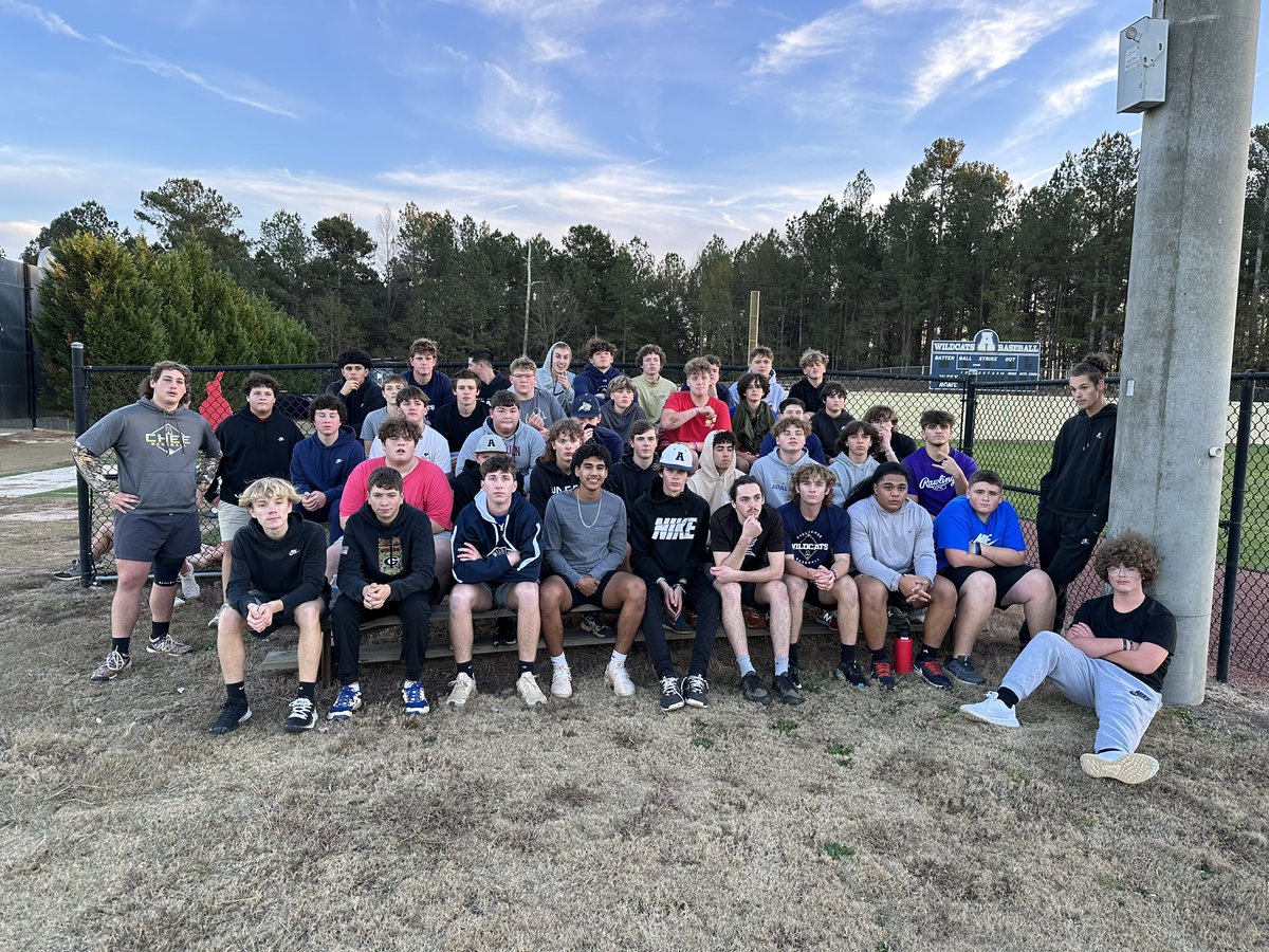 CheeBaseballAHS's tweet photo. Day 1 of #WildcatWeek is complete! ✅
The Navy S.E.A.L. Challenge started with a 1-mile Trail Run🫡
Looking forward to seeing these 45 guys #CarryTheLoad tomorrow for Day 2!
#FullBenefit #ItTakesWhatItTakes https://t.co/Tee3LM7XzK