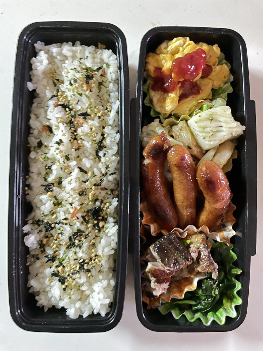 Torara_i's tweet photo. #day413 #bento #lunchbox #お弁当 #お弁当記録 #お弁当作り楽しもう部 #高校生弁当 #息子弁当 https://t.co/Fk27gn9GXK