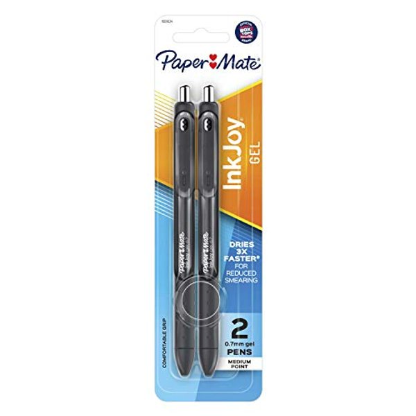 I just received Paper Mate Inkjoy Gel Pens, Medium Point, 2-Pack, Black (1951634) from Anonymous via
