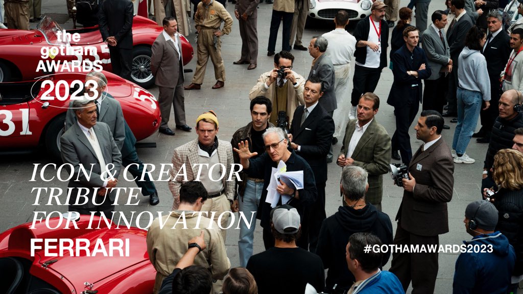 Congratulations to FERRARI for the Icon & Creator Tribute For Innovation! #2023GOTHAMAWARDS