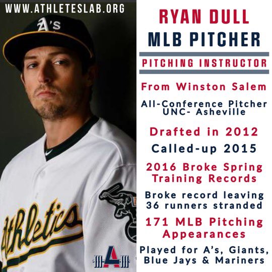 Welcome to Athletes Lab <a href="/dullsnacks11/">Ryan Dull</a> 
Another great addition to help train, mentor, advise, and connect!