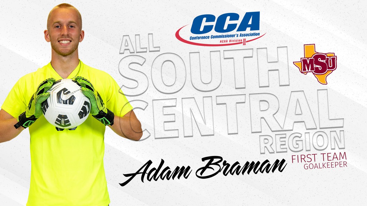 ⚽️ | Junior Adam Braman earns D2CCA All-South Central Region first-team honors after posting 20 wins between the posts and playing a large role in 13 clean sheets. #StangGang