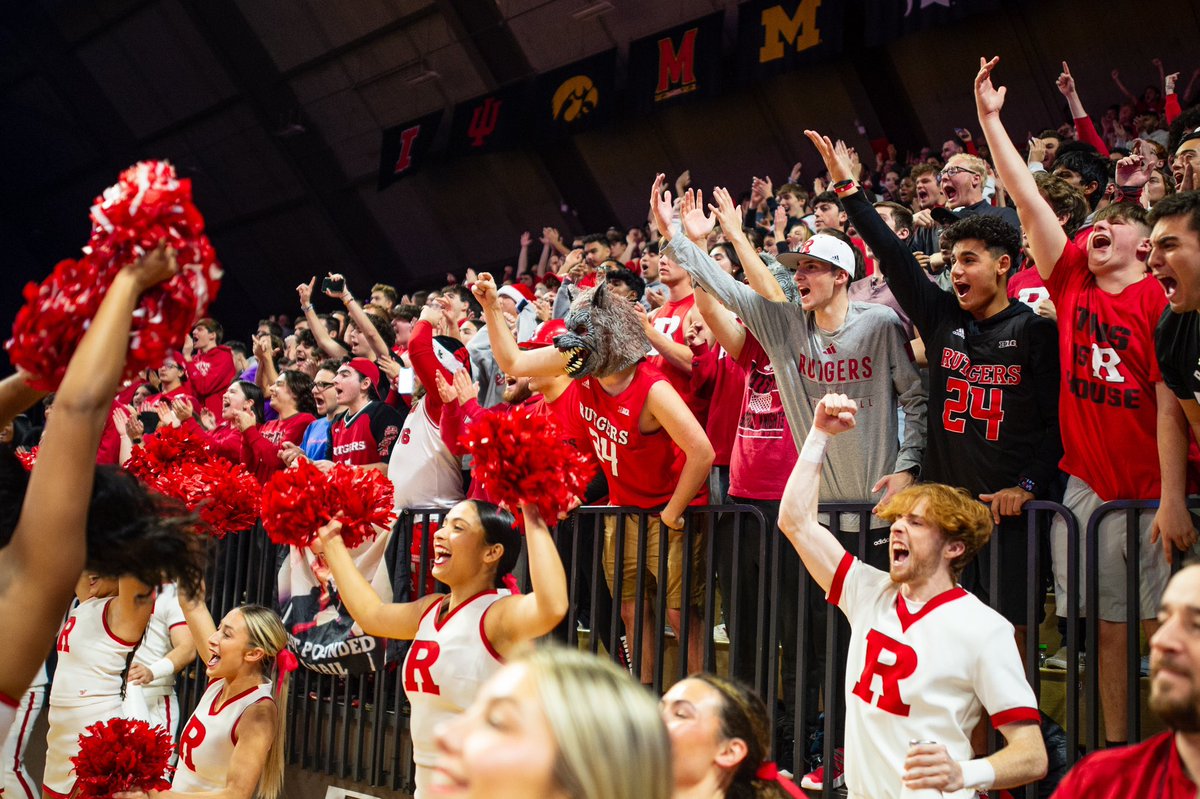 The <a href="/RURiotSquad/">Rutgers Riot Squad</a> always brings it. #GoRU