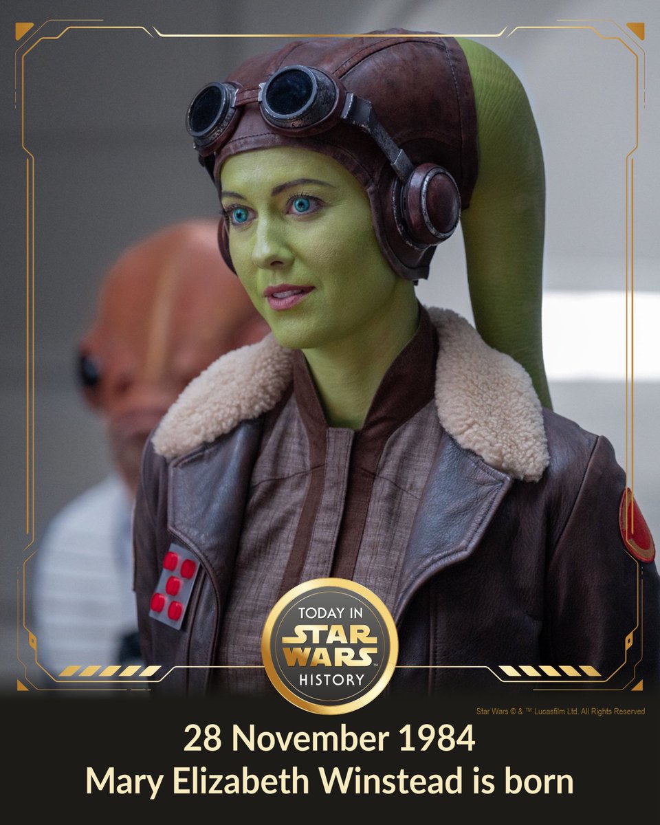 28 November 1984 #TodayinStarWarsHistory “Were you ever in the war, Senator? Just sat back and waited to see who came out on top?” #HeraSyndulla #Ahsoka #MaryElizabethWinstead