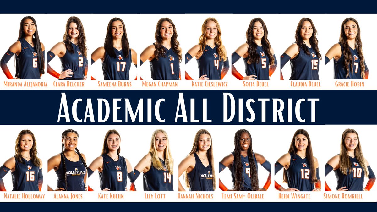 Big congratulations to all our Academic All District players! 🤩