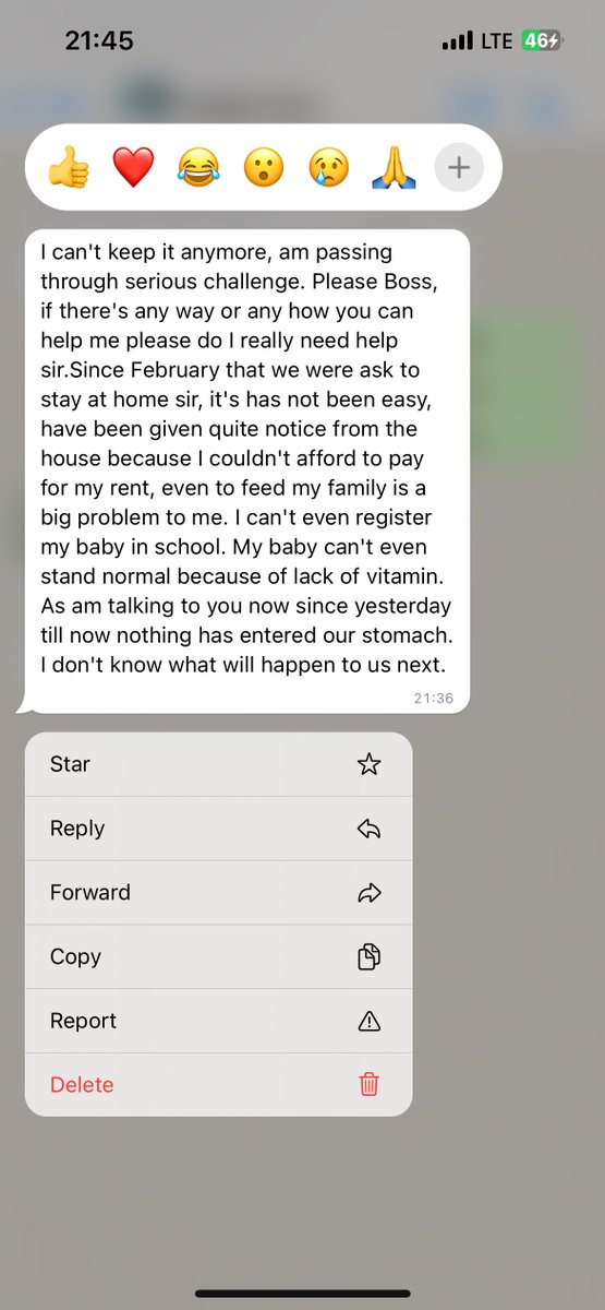 I got this message from an old colleague. Please and please help him out, no amount is too small. If you have a job for him of any kind he’s interested please. His location is Abuja. 

Kindly Repost 🙏🏽