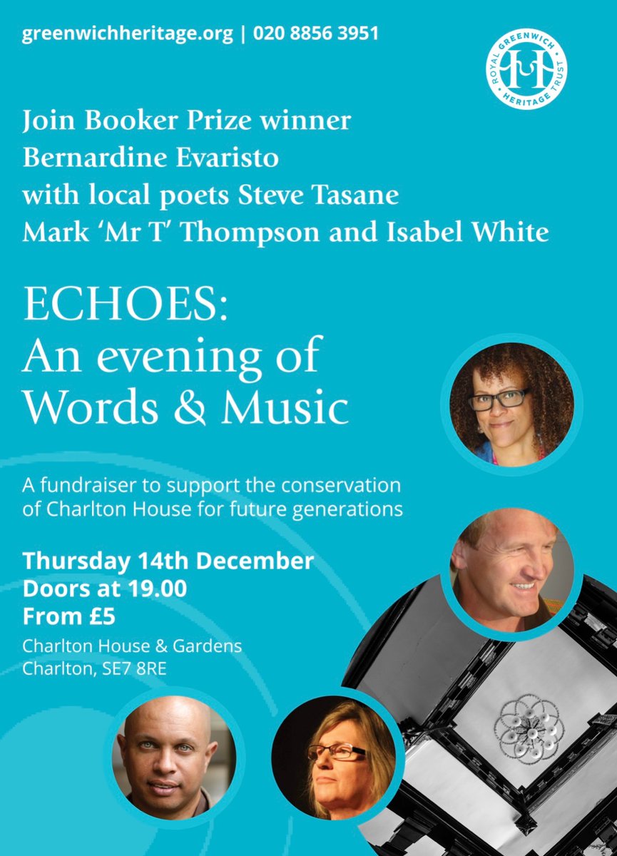 📣 Only a week to go until Echoes: an evening of words & music. 👋 We hope to see you there!