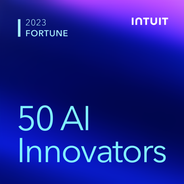 SarRea's tweet photo. Thrilled that @Intuit has been recognized on FORTUNE’s 50 AI Innovators list, highlighting our mission to create personalized, game-changing experiences at scale for our 100 million consumer and small business customers. Congratulations to all! https://t.co/HMp4TDPme4 https://t.co/EA5MXwxipv