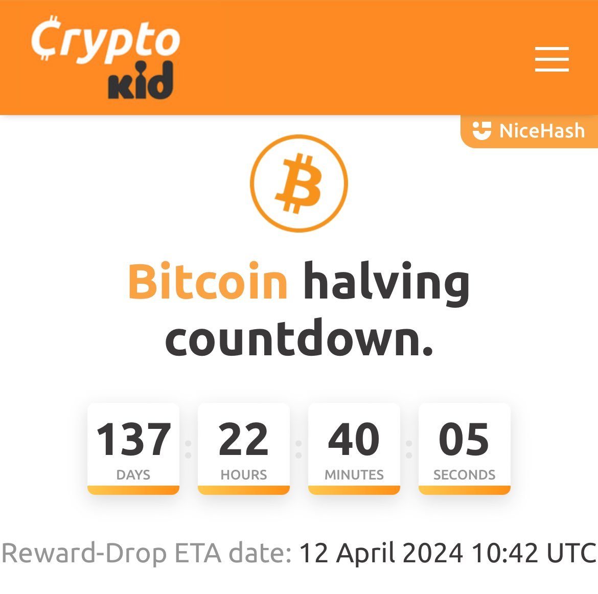 Bitcoin Halving....