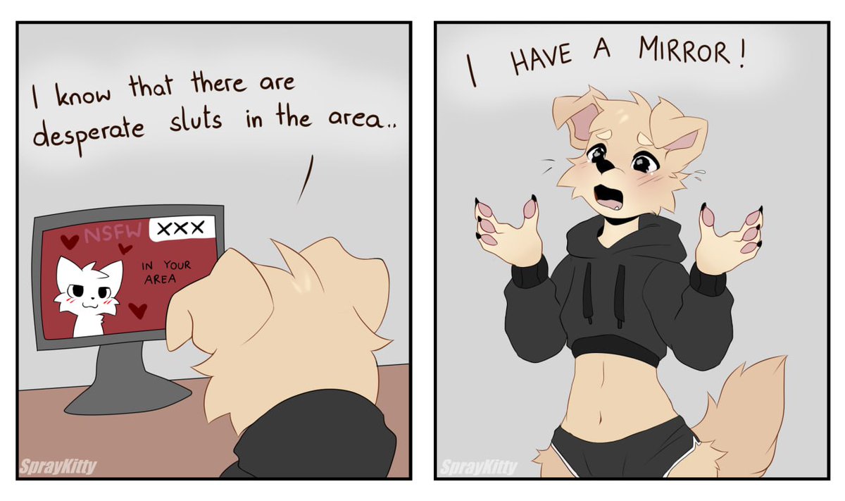 Sprayovic's tweet photo. >.<
.
#furry #furrymeme #meme #comic #furrycomic https://t.co/XKYZzJbIoX
