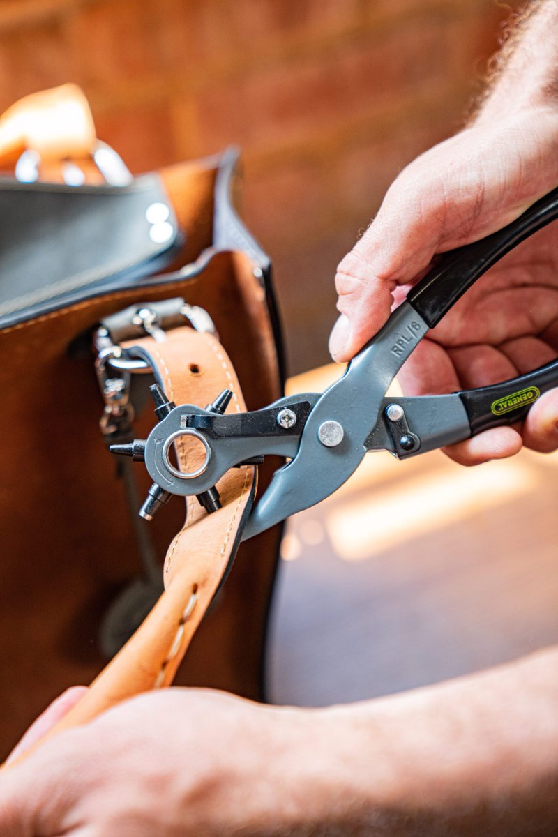 Adding an extra hole to your leather bag strap has never been easier or more practical than now, thanks to these Revolving Punch Pliers from General Tools! 💼 👜 🎒

Get yours today when you visit the link in our bio!

#leather #holepunch #GeneralTools