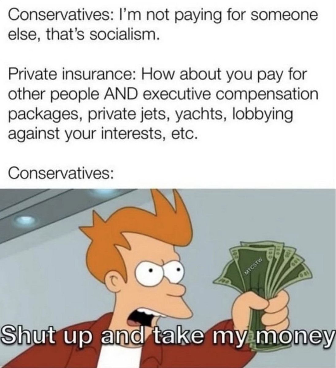 Interested in subsidizing your insurance company CEO’s third vacation home so that he can make sure you can't afford to go to the doctor? If not, it's time to support #MedicareForAll.