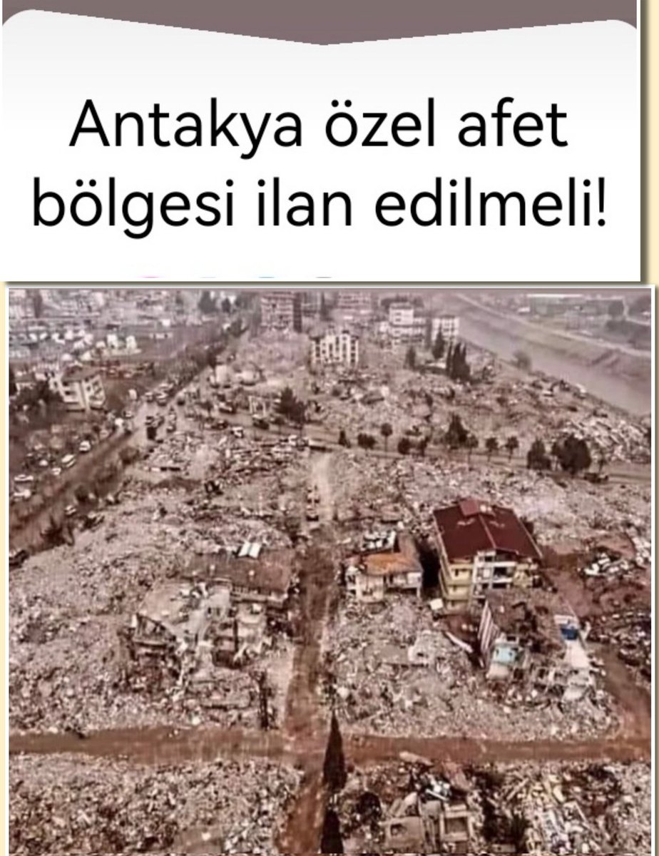 Taş taş üstünde kalmadı. Asrın en büyük depremi oldu. Ne can kaldı ne Canan. Bizi daha mı yok sayacaksınız? Suçumuz ne ki bizi yok saydınız?
Ne evimiz kaldı ne sıcak yuvamız ölenler öldü kalanlar ölmekten beter oldu! Biz de bu vatanın evladıyız. #HatayÖzelAfetBölgesiİlanEdilsin