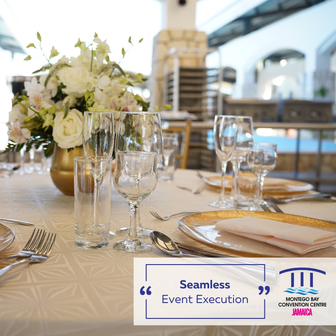 Transforming visions into reality at the Montego Bay Convention Centre! Elevate your gatherings with us! #EventExcellence #MontegoBayMoments