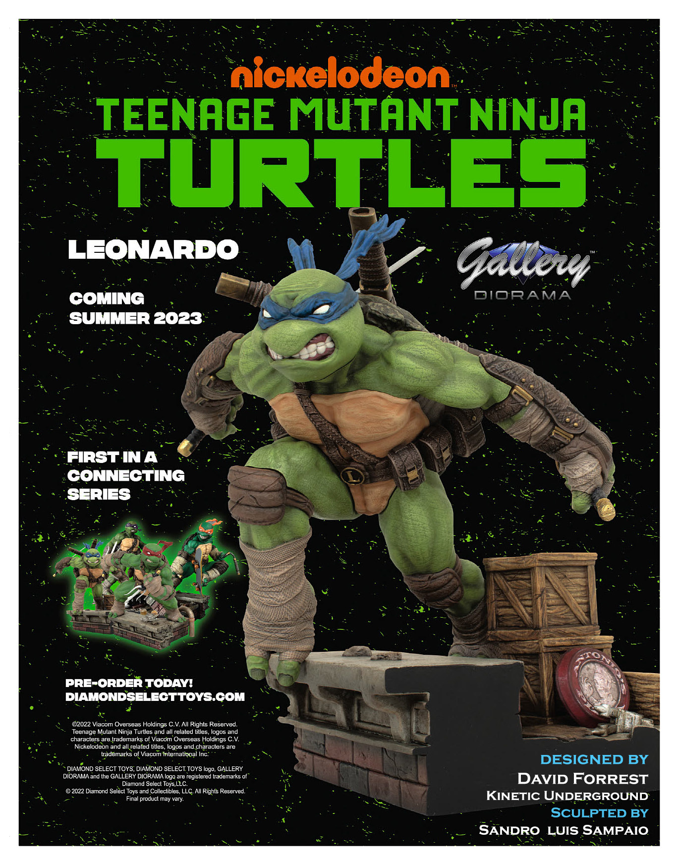 Teenage Mutant Ninja Turtles Gallery Donatello Figure Diorama