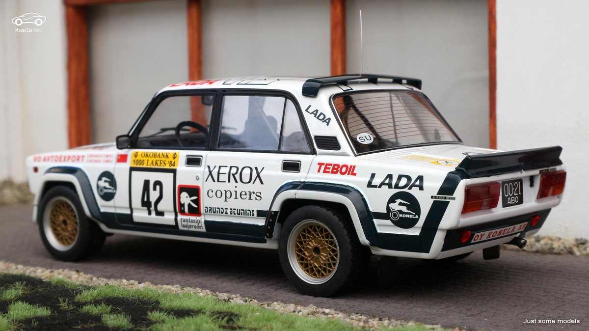 justsomemodels's tweet photo. 1:18 Lada 2105 VFTS #42 Rallye 1000 Lakes 1984, Brundza/Neyman - IXO

Full review, unboxing on Youtube: https://t.co/zXfArQAgwm
You can buy here: https://t.co/aR5ayNoPD4

#lada #lada2105 #ladavfts #vfts #rally #118scale #diecast #modelcar #IXO #modelcarworld #diorama https://t.co/2XWicAYLMn