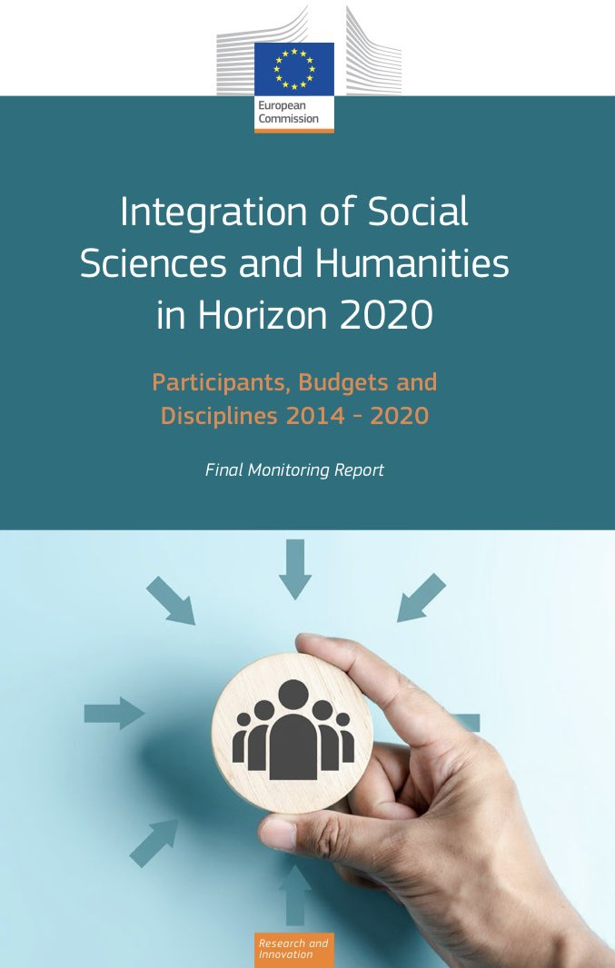 📢 Monitoring report published❗️ Read the final assessment of the integration of social sciences and humanities (SSH) across H2020 (2014-2020) #SocialScience #Humanities 📒 Available here: op.europa.eu/en/publication…