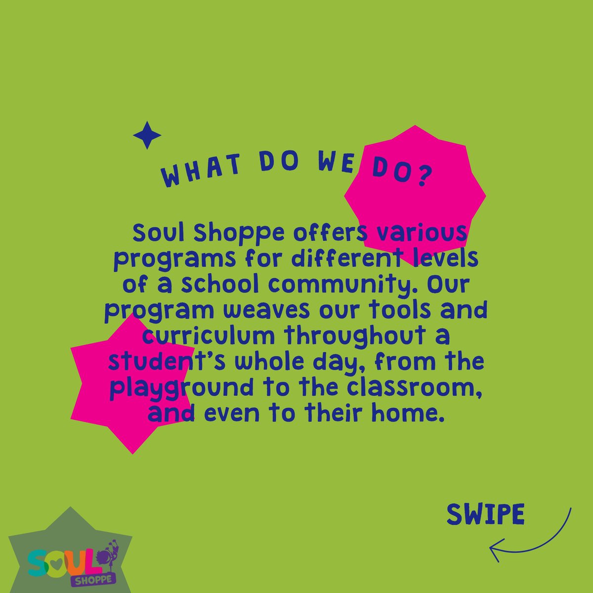 SoulShoppe's tweet photo. Empowering hearts, transforming minds. 🌟 Join us as we bridge differences, cultivate empathy, and equip school communities with the tools to navigate emotions, resolve conflicts, and foster connection. Together, we're changing the way we interact, one workshop at a time. 💫 https://t.co/Of6zbc1RgH