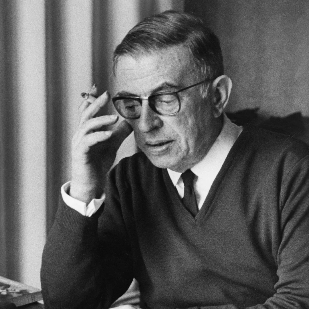 philosophors's tweet photo. “Man is condemned to be free; because once thrown into the world, he is responsible for everything he does.”

— Jean-Paul Sartre https://t.co/s7s8l4dJD3