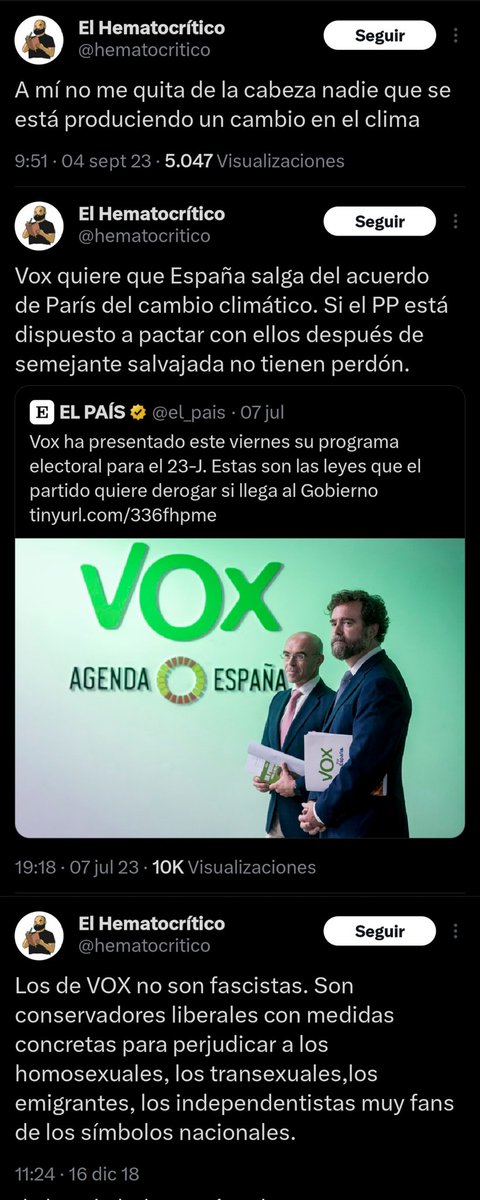 climarepentino's tweet photo. 🚨🚨 #Repentinitis climática: muere el tuitero El Hematocrítico de un infarto con 47‼️

Una pena, no podrá seguir señalando al vecino por incumplir las normas del régimen 👉

Pack completo: progre, covidiota, calentólogo 😷🐑

💉 Seguro que las vacunas no han tenido nada que ver https://t.co/qLWxK2FLRe