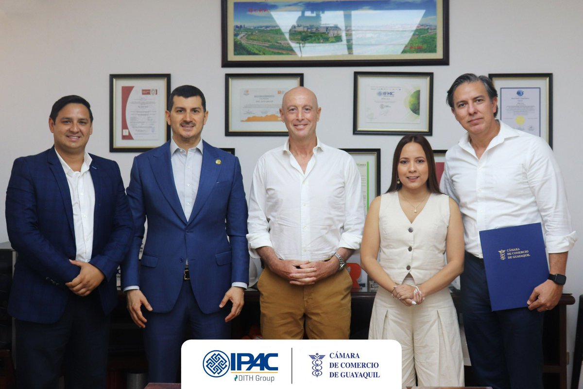 IpacAcero's tweet photo. ¡Uniendo fuerzas para impulsar el crecimiento económico! 
Reunión estratégica con la @lacamaragye  para seguir fortaleciendo nuestra economía local, enfrentando desafíos y generando oportunidades para todos. Sigamos construyendo juntos un futuro sostenible.
.
.
.
#IPAC #DITH https://t.co/blQl9ds4Pc