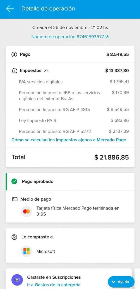 @lautaroscht Una licencia de Microsoft para mí otra para el estado :)