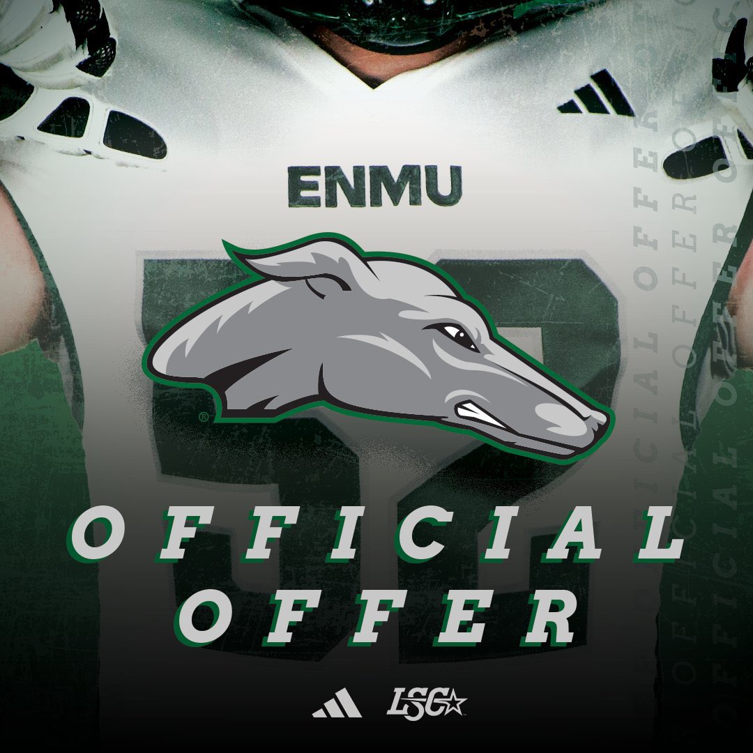 Jaiden Morin (@_jaideenn_) on Twitter photo Honored to receive my 1st offer from Eastern New Mexico University⚪️🟢 <a href="/CoachStarin/">Coach Starin</a> <a href="/ENMUFootball/">Eastern New Mexico University Football</a> <a href="/CoachKelleyLee/">Kelley Lee</a> <a href="/KarenWagnerHSFB/">Wagner T-Bird Football</a> Honored to receive my 1st offer from Eastern New Mexico University⚪️🟢 <a href="/CoachStarin/">Coach Starin</a> <a href="/ENMUFootball/">Eastern New Mexico University Football</a> <a href="/CoachKelleyLee/">Kelley Lee</a> <a href="/KarenWagnerHSFB/">Wagner T-Bird Football</a>
