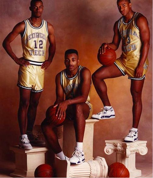 Georgia Tech's 'Lethal Weapon 3,' Kenny Anderson, Dennis Scott and Brian Oliver.