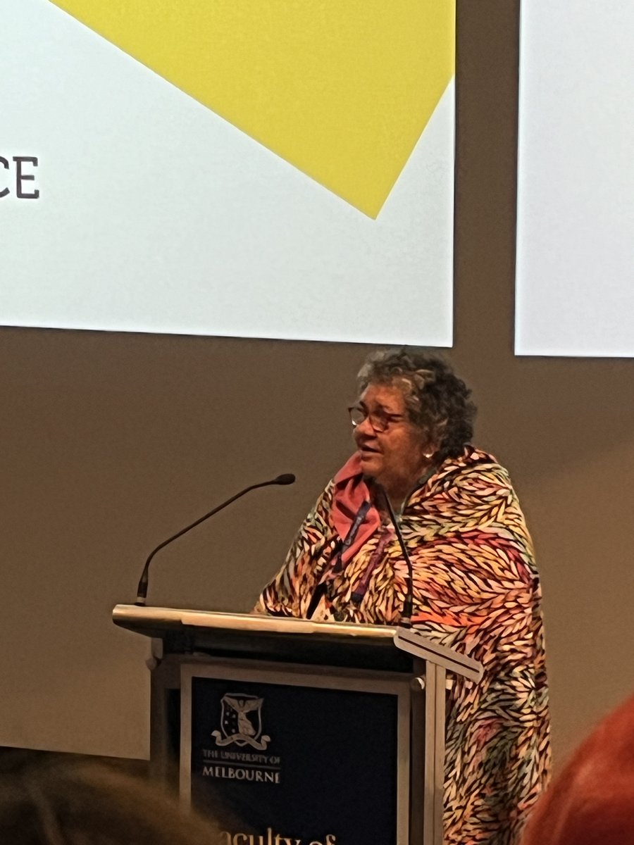 Prof Tracey Bunda generously opening the plenary session this morning #AARE2023