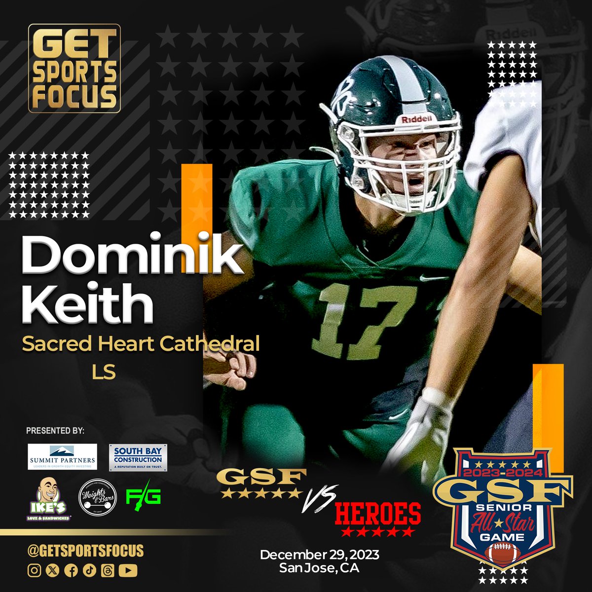 🌟GSF Senior All-Star🌟
<a href="/SHCathletics/">Seamus</a> <a href="/KeithDominik/">Dominik Keith</a> 

🏈 Let’s Go!!!
Welcome to the squad.

✅ Follow <a href="/getsportsfocus/">GetSportsFocus</a>