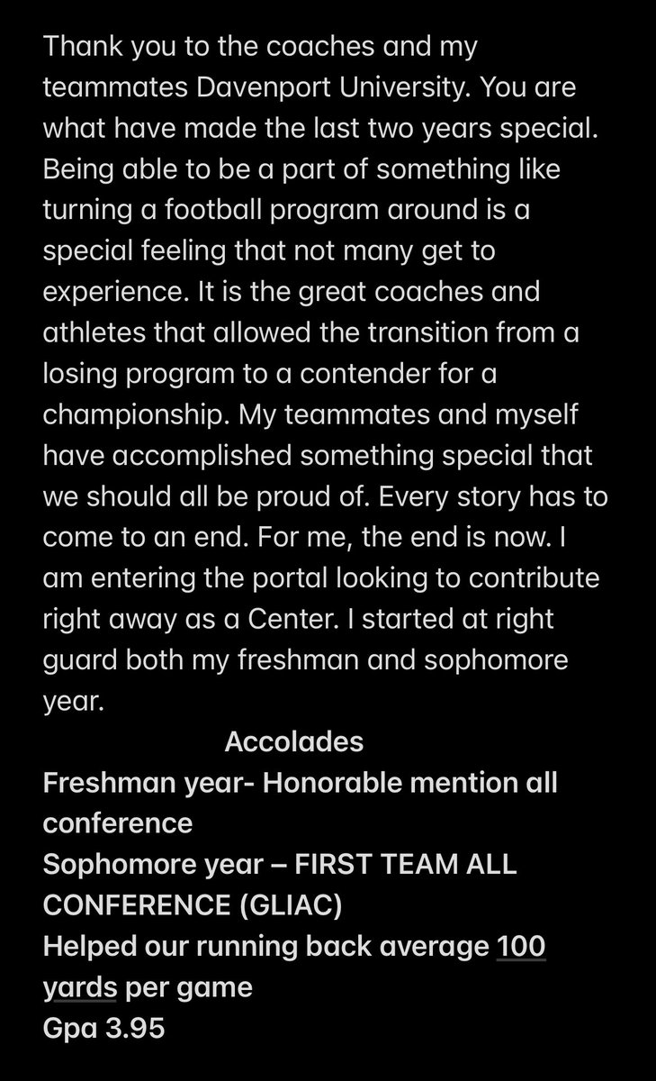 TrentAllen60's tweet image. I am entering the transfer portal with 2 years of eligibility remaining and are able to transfer at the end of the semester 
Film: youtu.be/nOol21_N9v8?si…
Bench: 445 (school record)
Squat: 555
40: 5.18
5-10-5: 4.44 (school record)
Broad jump: 9.15 (record)