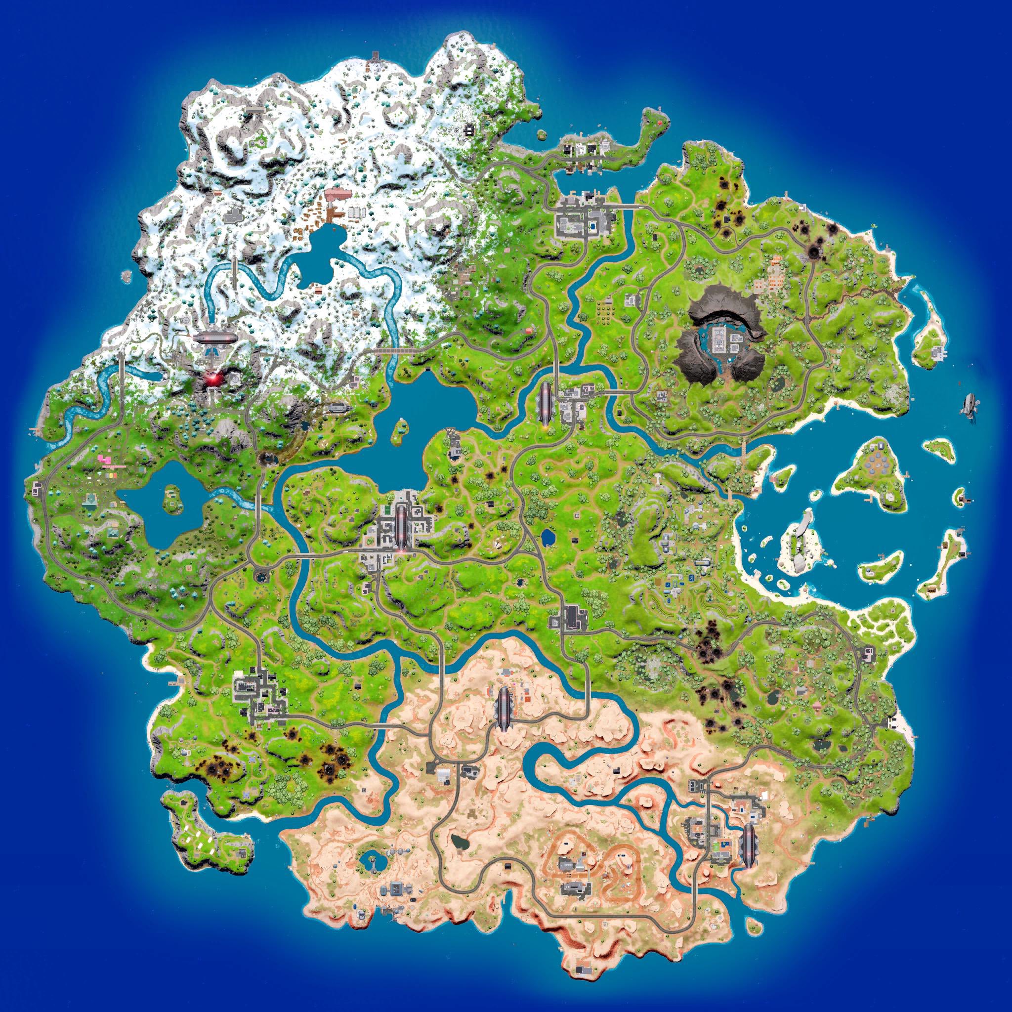 arkheops on X: &ldquo;The Fortnite Chapter 3 map has to be the most 