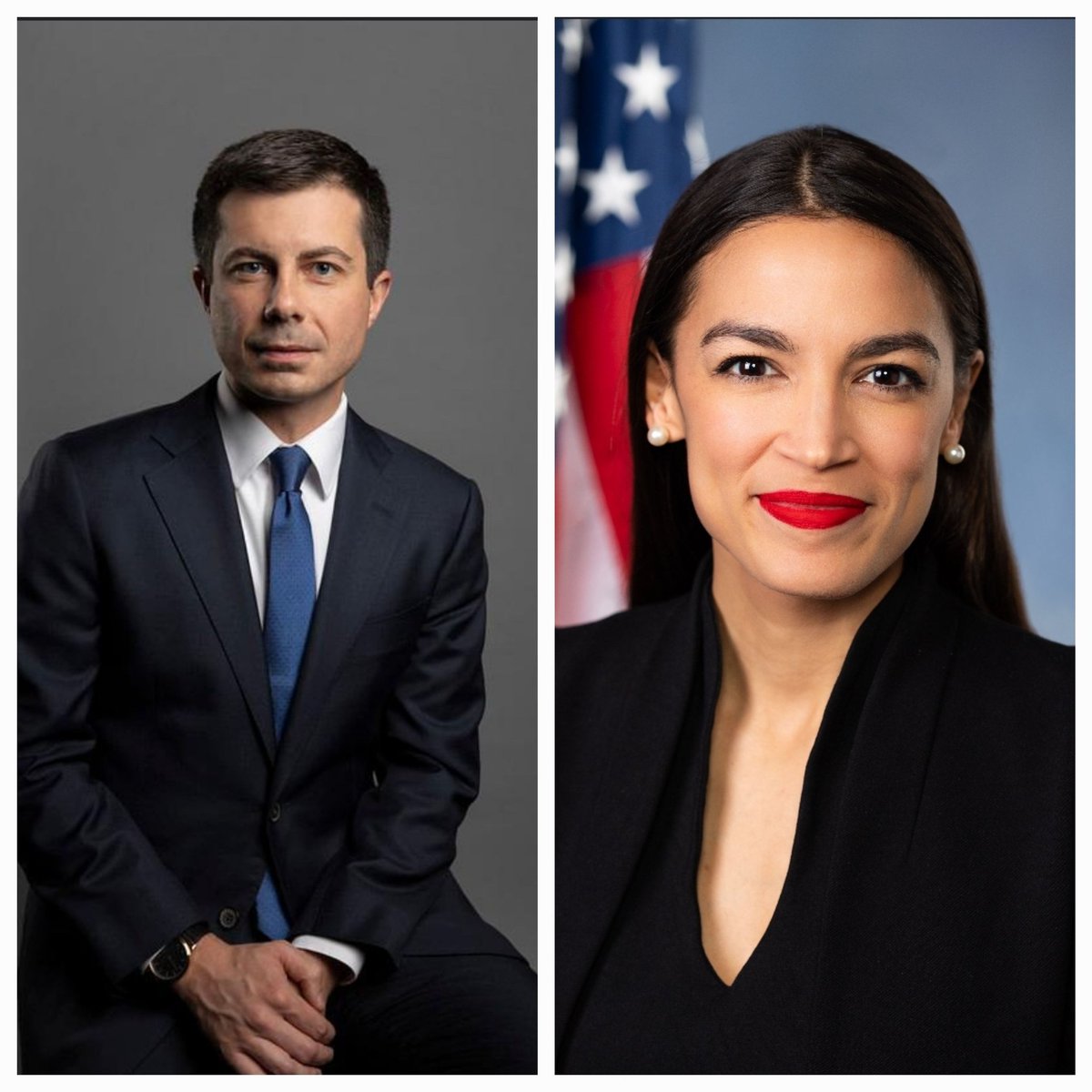 TheOnlyEsta's tweet image. Would YOU support a 2028, Buttigieg/Ocasio-Cortez ticket, or vice-versa? 

YES or NO