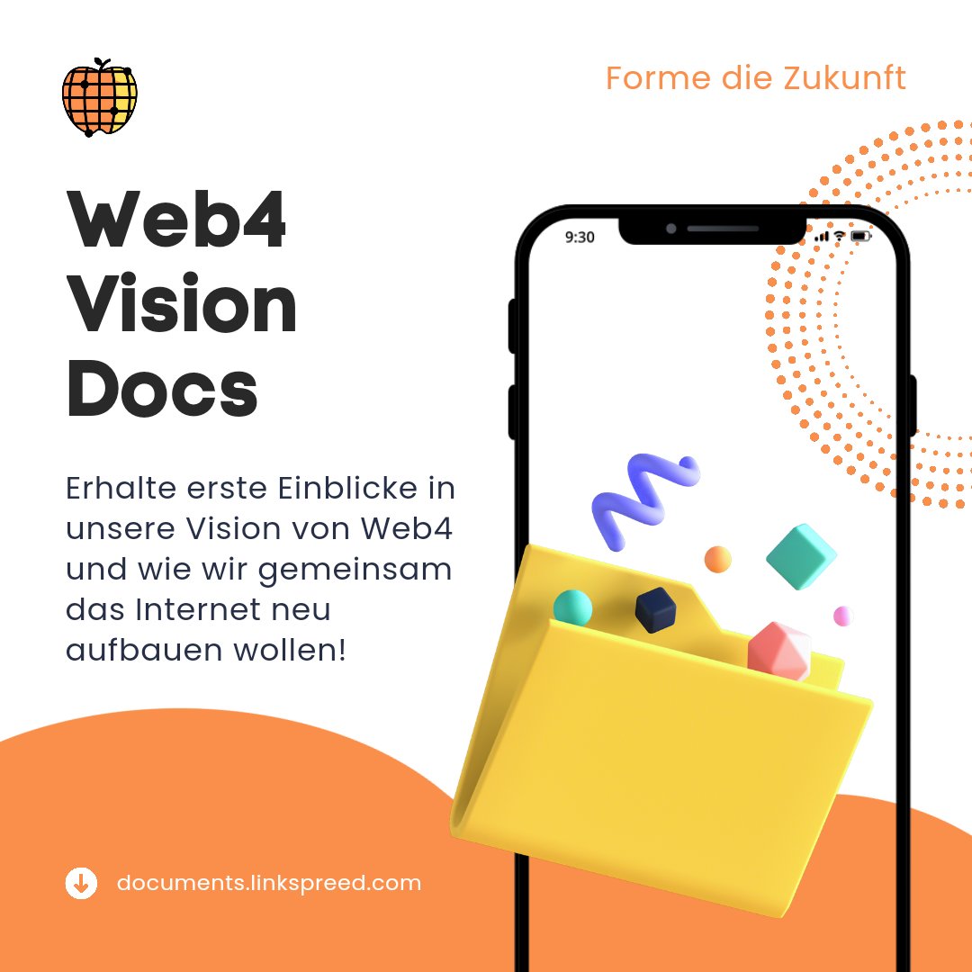 linkspreed's tweet photo. 🚀 Aufgepasst! 🌐 Unsere brandneue Dokumentation zur Zukunft des Internets - Web4 - ist da! 🚀 Tauche ein in unsere Vision für das nächste Internet-Zeitalter. 🌍✨ Hol sie dir jetzt KOSTENLOS! 📥 #Web4Vision #Zukunftstechnologie #Innovationsreise #DigitaleRevolution https://t.co/CnaQtmWkYD