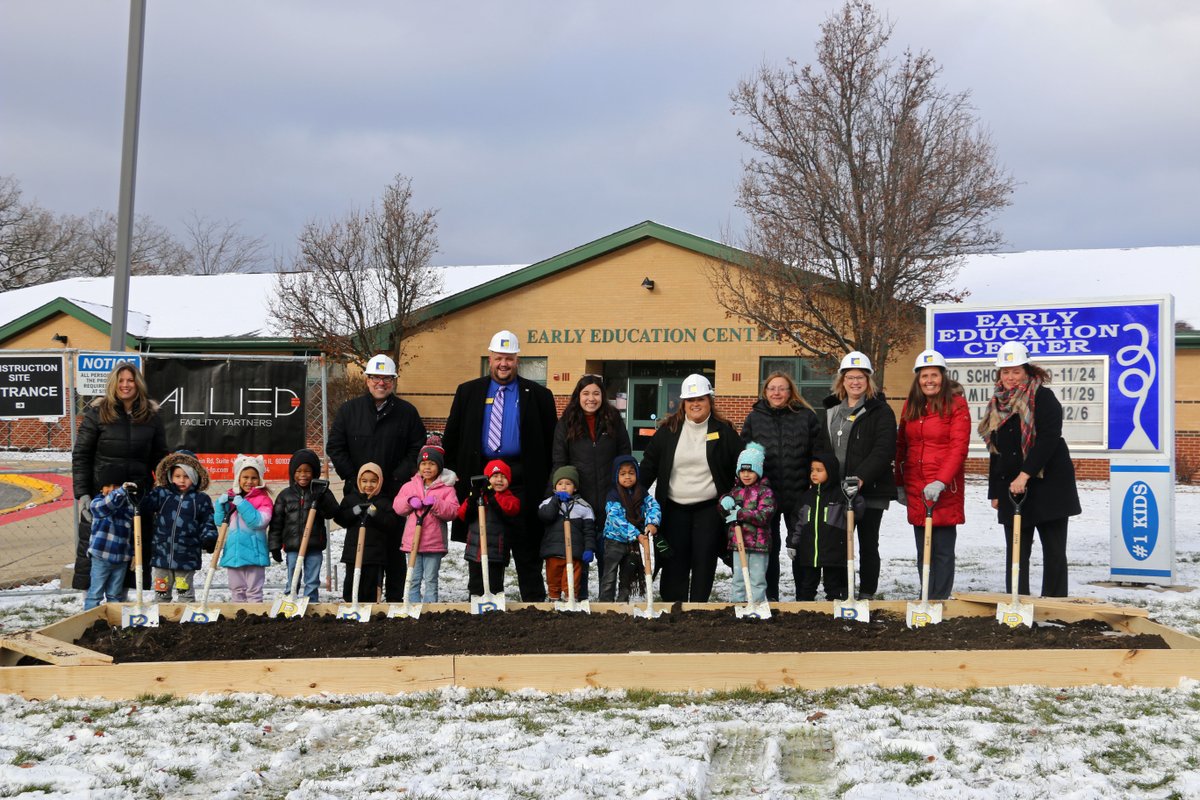 We finally broke ground on our Early Education Center expansion project! We are so excited for the future of this school. Thank you to our families, who make growth like this possible, as well as Allied Facility Partners and STR Partners for their collaboration! #WeAreRoundLake