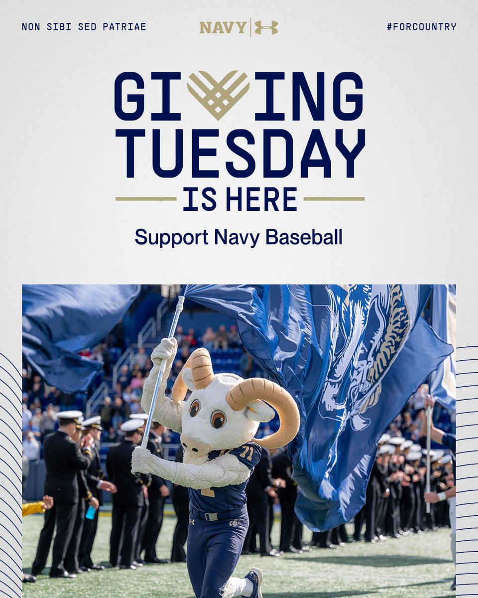 It's Giving Tuesday! We hope that you will consider making a donation this year. Each donation will help make a lasting impact on our program. For more information and to donate visit the link below: navysports.com/sports/2022/9/… #GoNavy