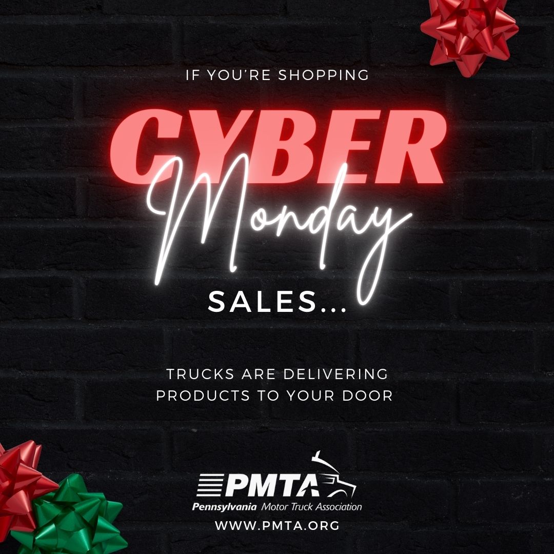 The National Retail Federation predicts over 71 million people will take advantage of Cyber Monday deals today. How do those products get to your door? TRUCKS!!! 

#ThankATrucker
